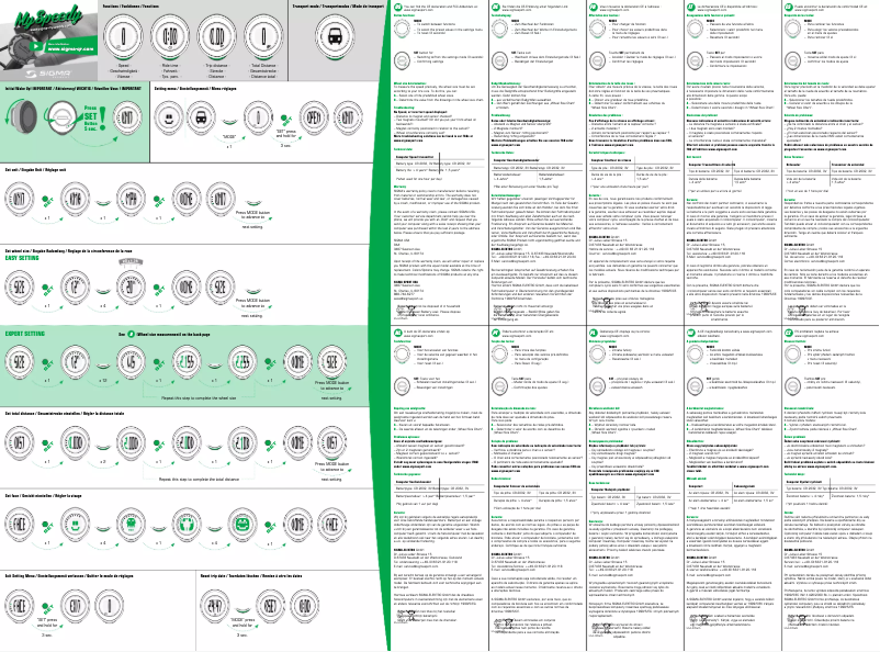 First page image of the manual for MySpeedy
