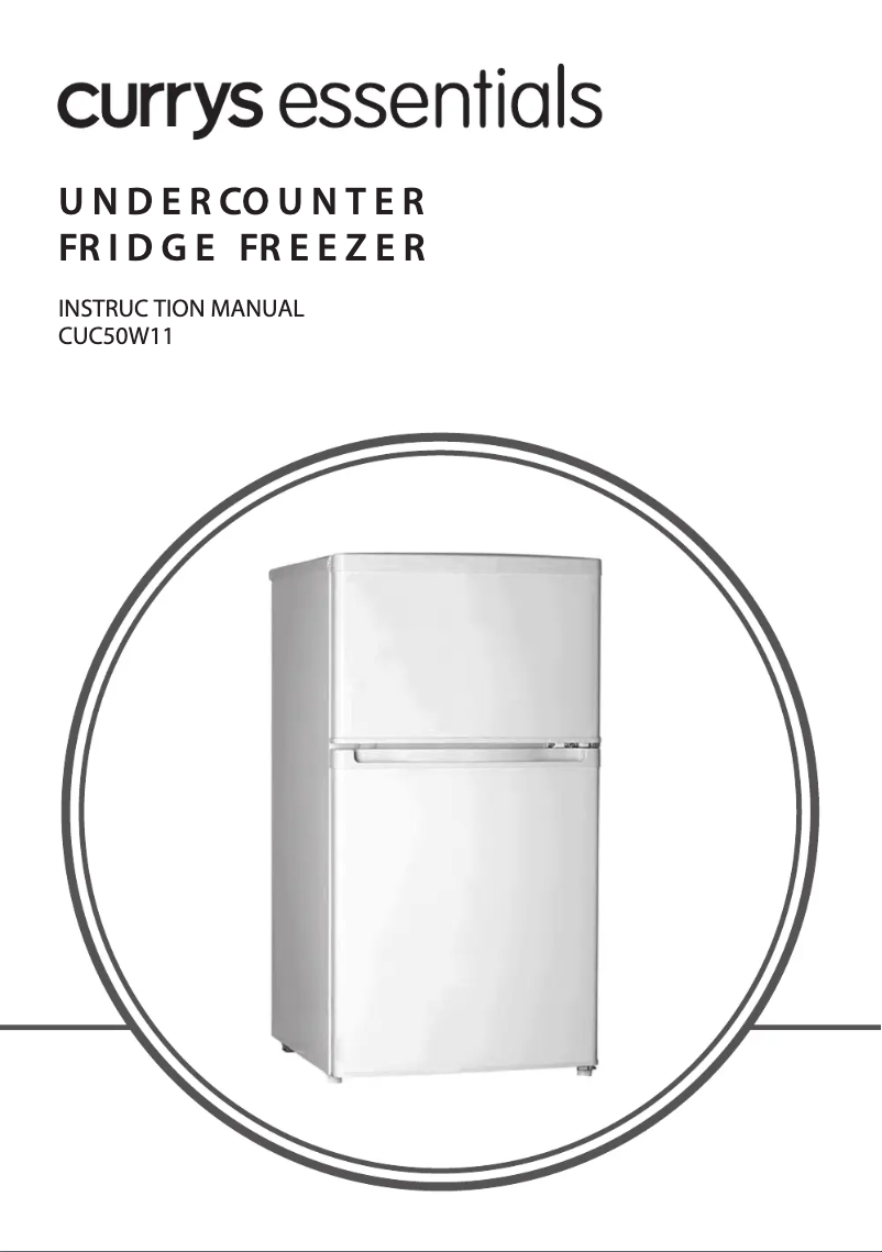 First page image of the manual for CUC50W11