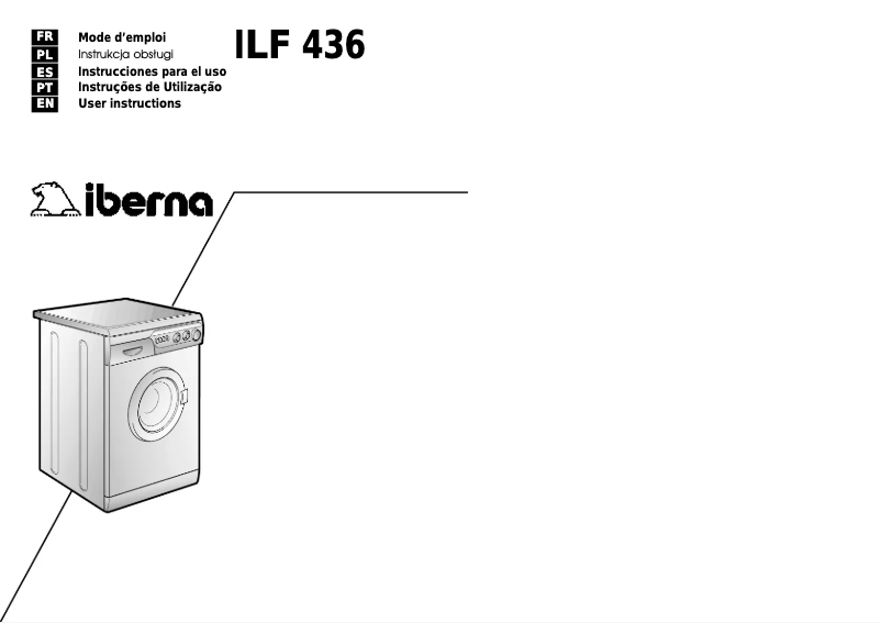 First page image of the manual for LB ILF 436