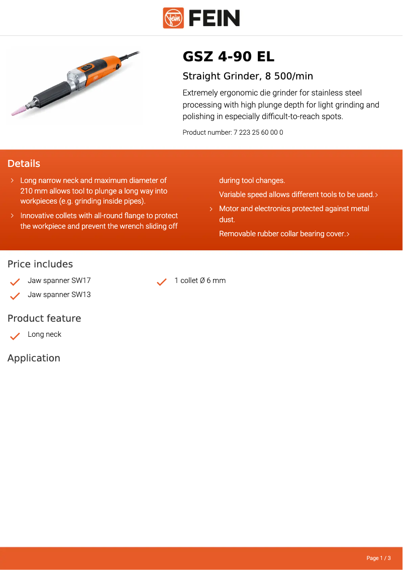 First page image of the manual for GSZ 4-90 EL