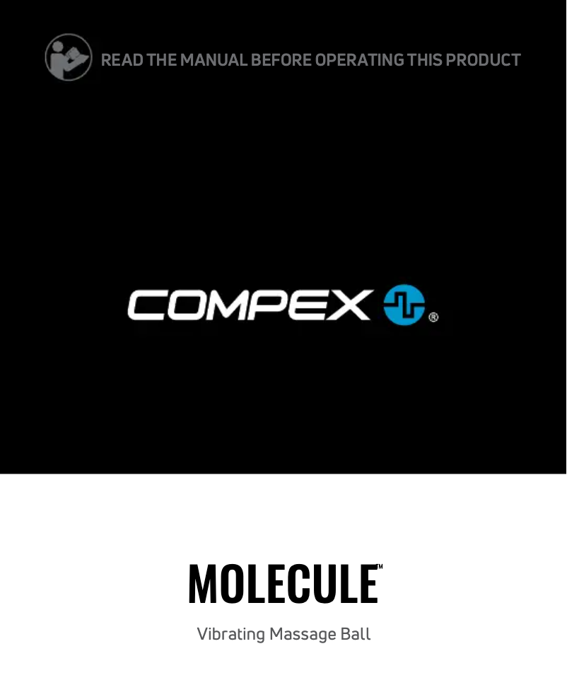 Page 1 of the manual User Manual Compex Molecule