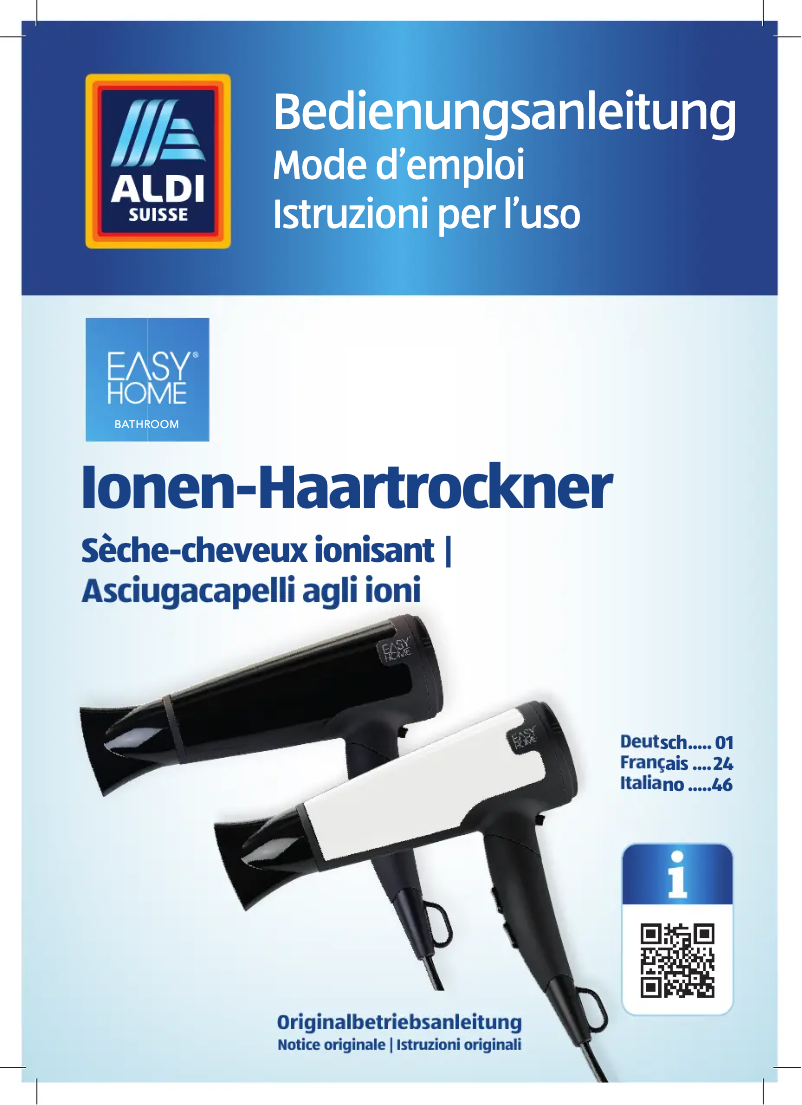 Page 1 of the manual User Manual Easy Home GT-HDI-GS-12