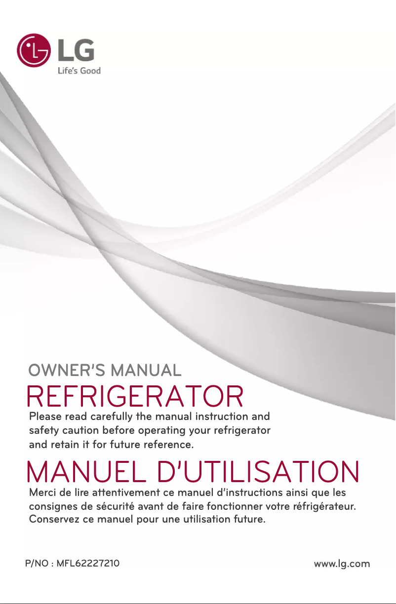 First page image of the manual for GL-B362RLTL