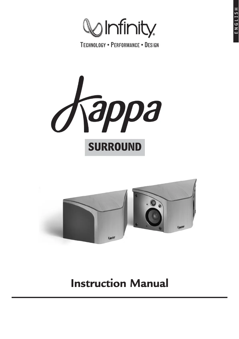 First page image of the manual for Kappa Surround