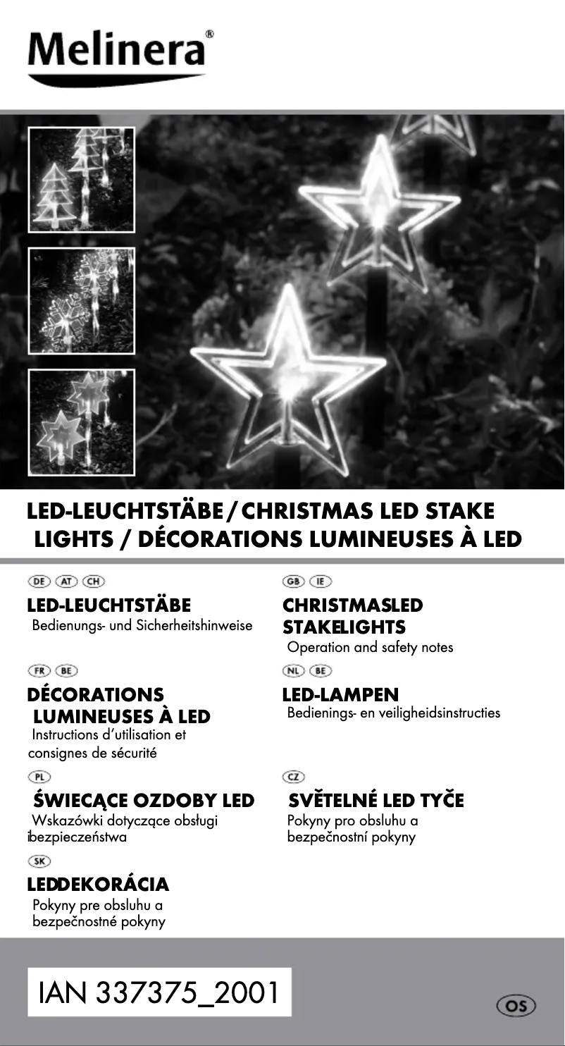 Page 1 of the manual User Manual Melinera IAN 337375