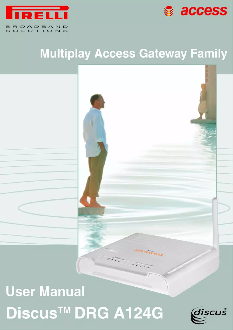 First page image of the manual for Discus DRG A124G