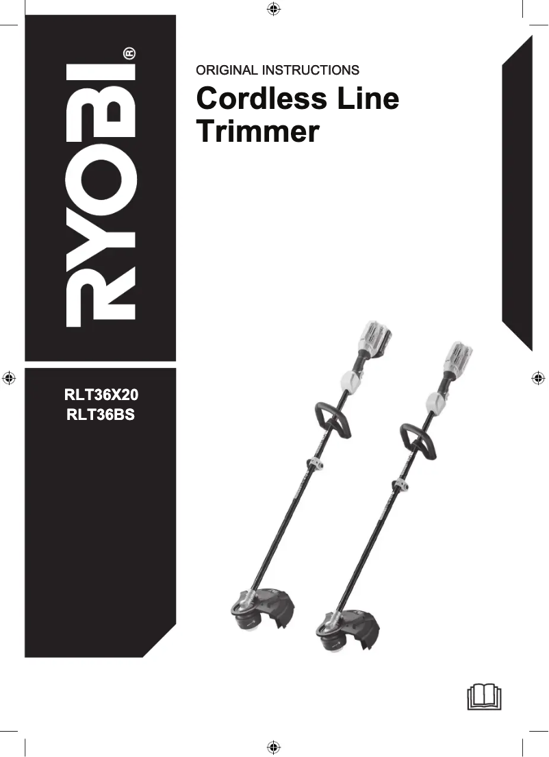 First page image of the manual for RLT36BS