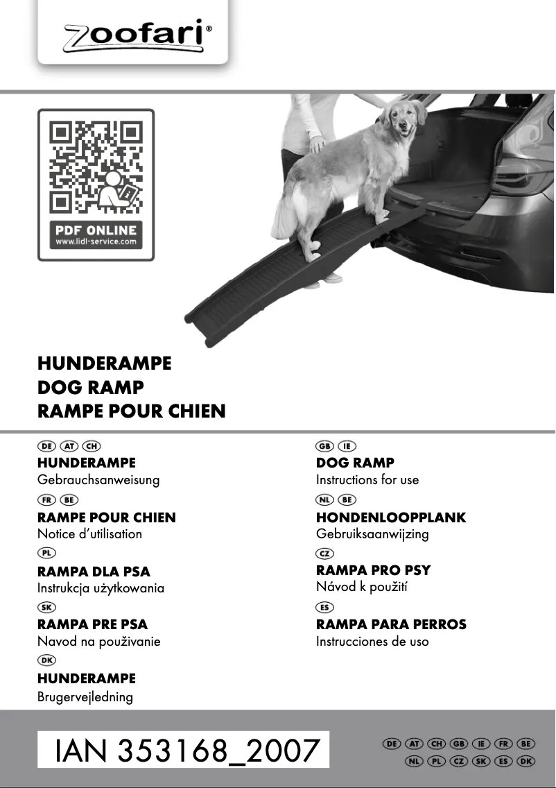 First page image of the manual for IAN 313415