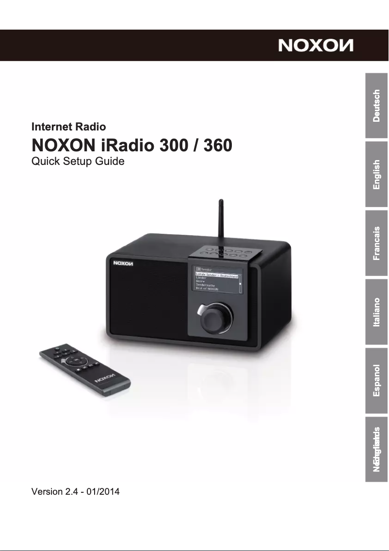 Page 1 of the manual User Manual Noxon iRadio 300
