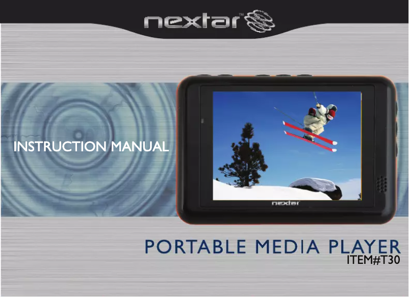 First page image of the manual for T30