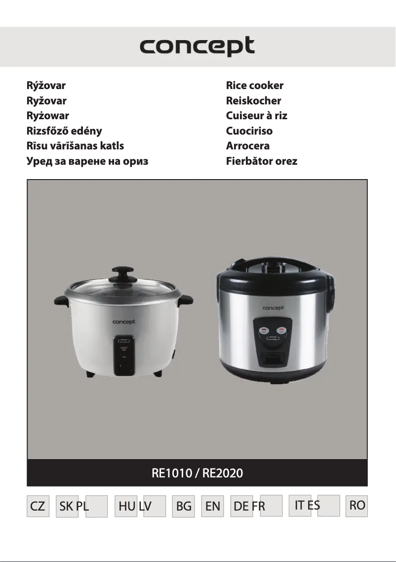 First page image of the manual for RE2020