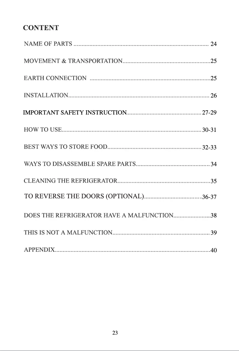 First page image of the manual for GC-379BLW