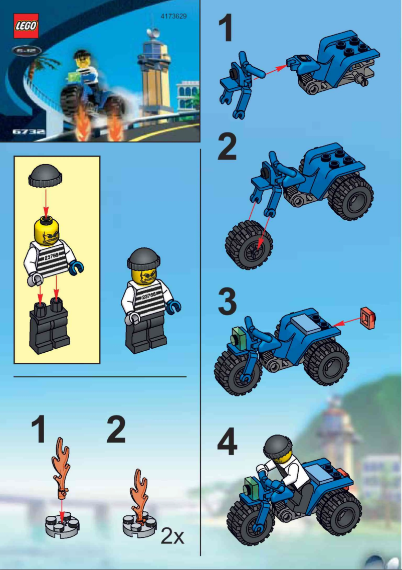 First page image of the manual for Brickster's Trike