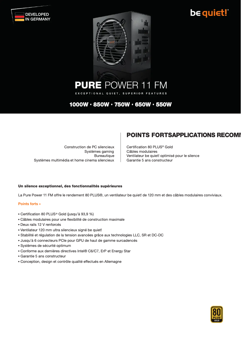 Image de la première page du manuel de l'appareil Pure Power 11 FM