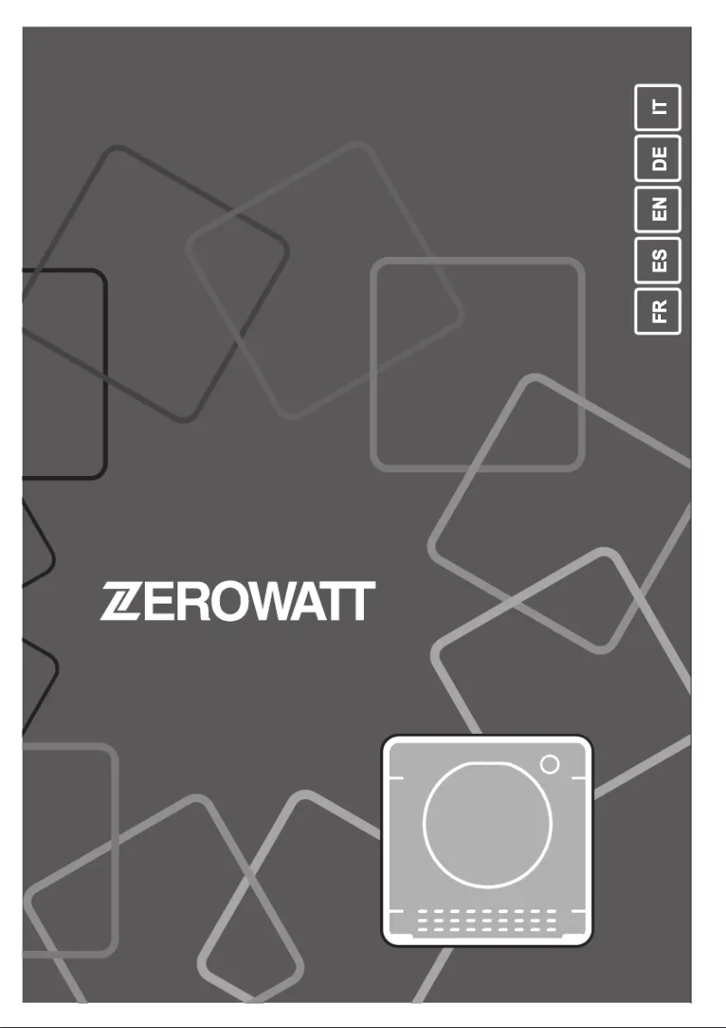 Page 1 of the manual User Manual Zerowatt ETDE H8A1DE-S