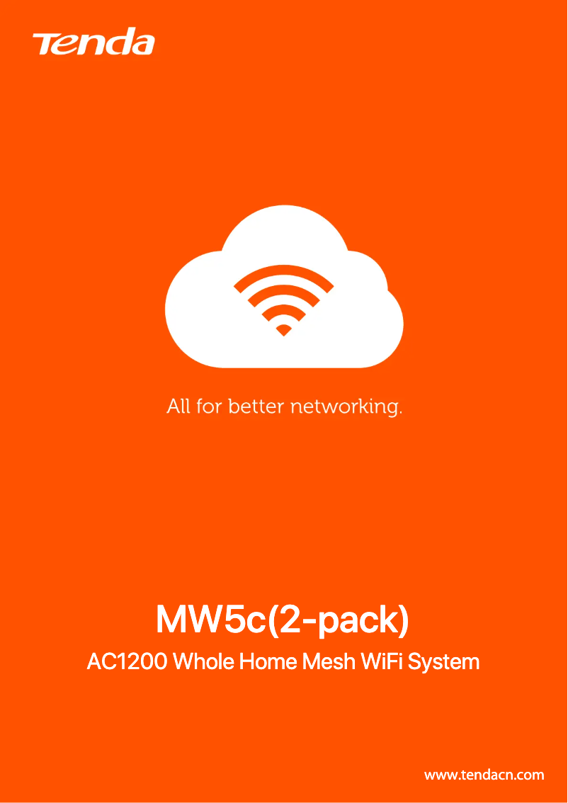 First page image of the manual for Nova MW5c