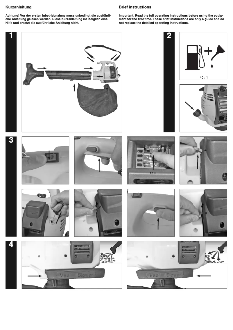 Page 1 of the manual User Manual Einhell BG-PL 26