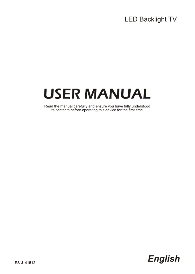 Page 1 of the manual User Manual Hisense LTDN50K370WTGEU