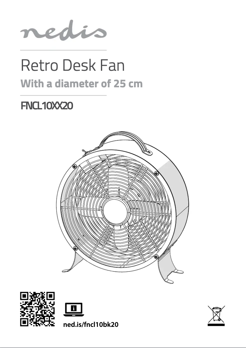 First page image of the manual for FNCL10WT20