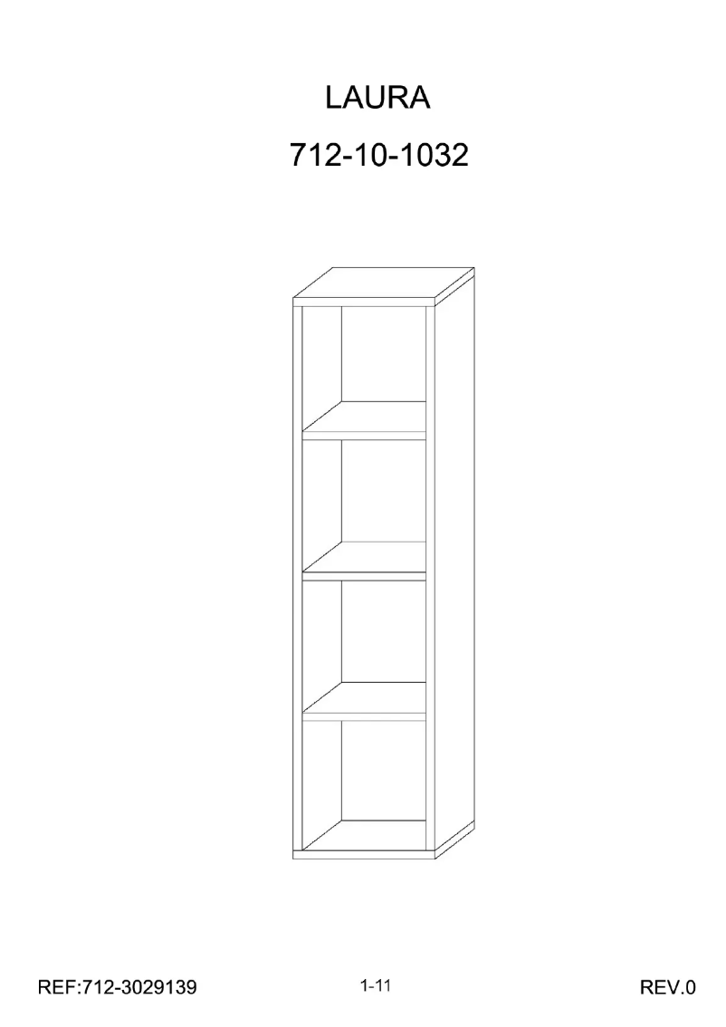 First page image of the manual for Laura (30x29x181)