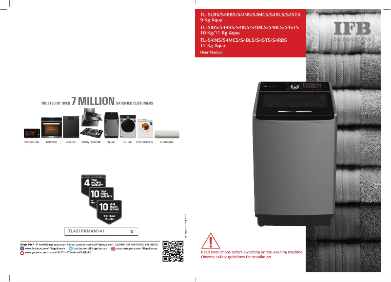 First page image of the manual for TL-S4RBS