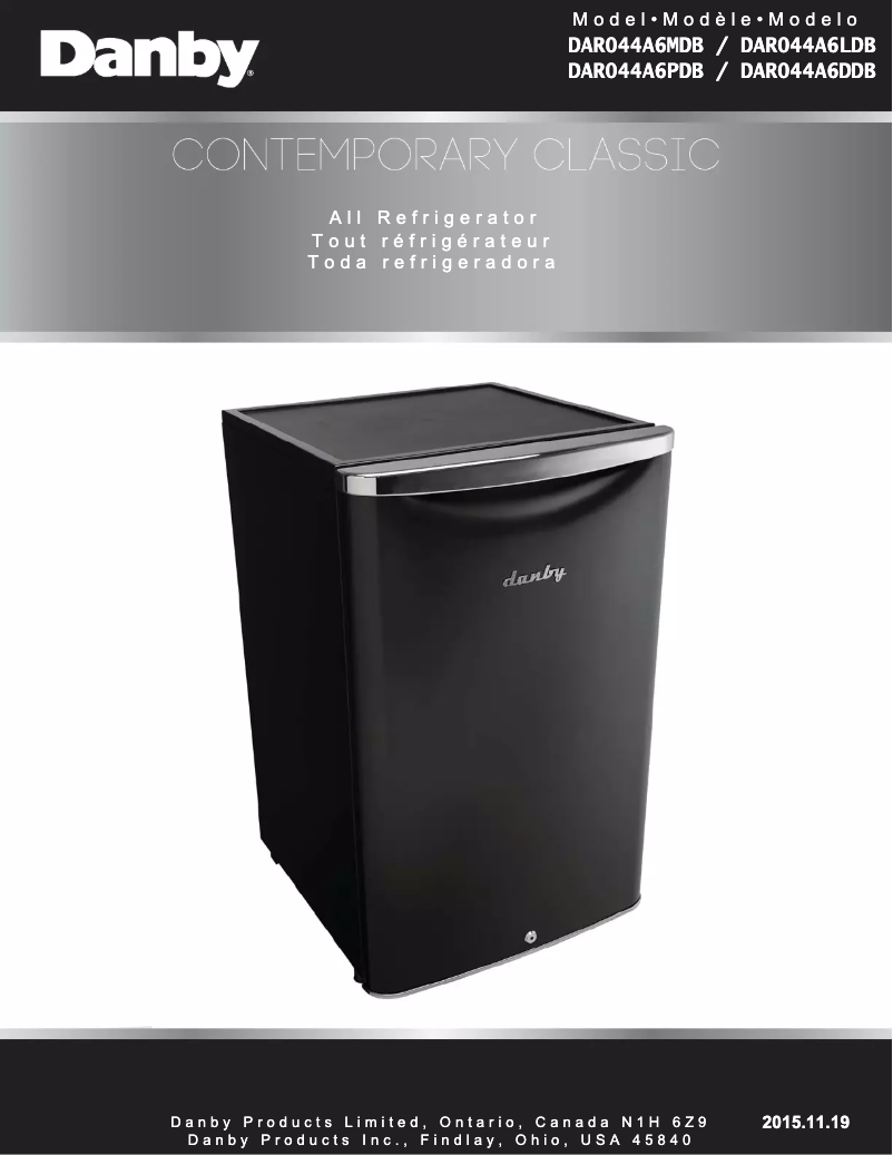 First page image of the manual for DAR044A6