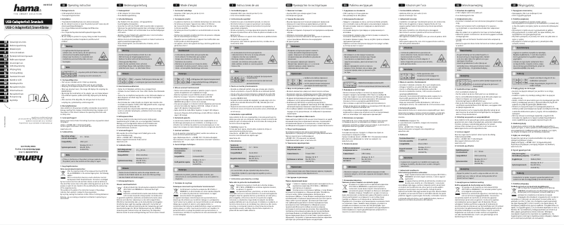 First page image of the manual for 00135747