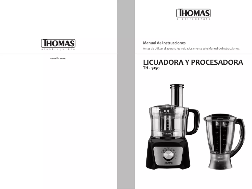 First page image of the manual for TH-9150