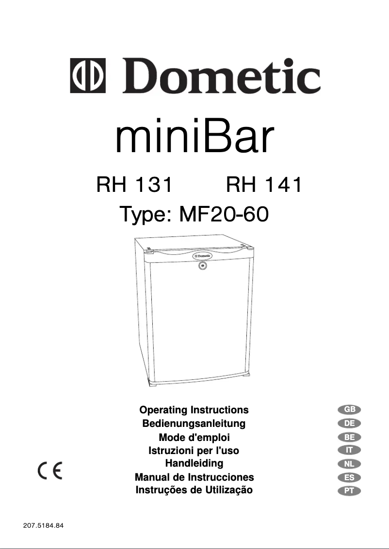 Page 1 de la notice Manuel utilisateur Dometic RH 430LD
