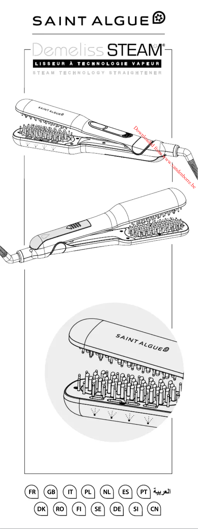 First page image of the manual for Demeliss Steam 3905