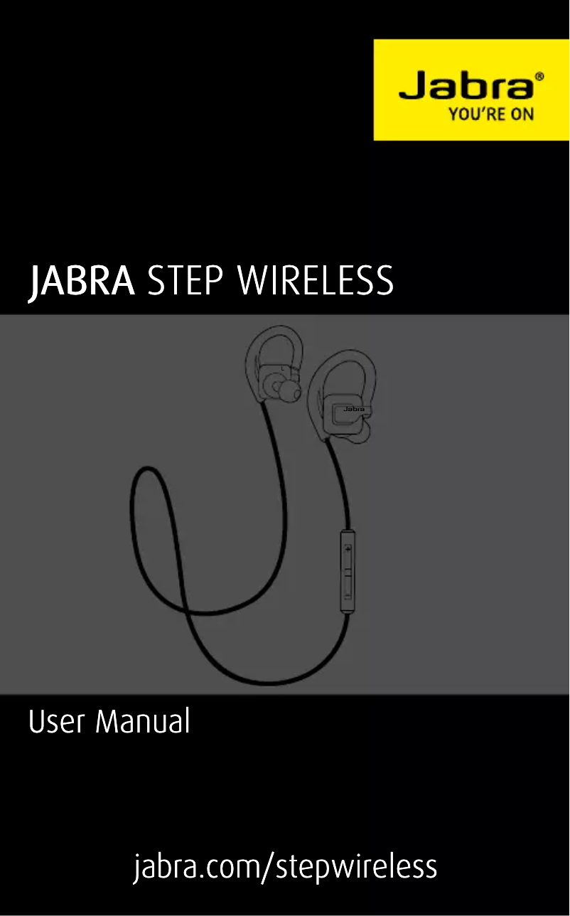 Page 1 of the manual User Manual Jabra Step Wireless
