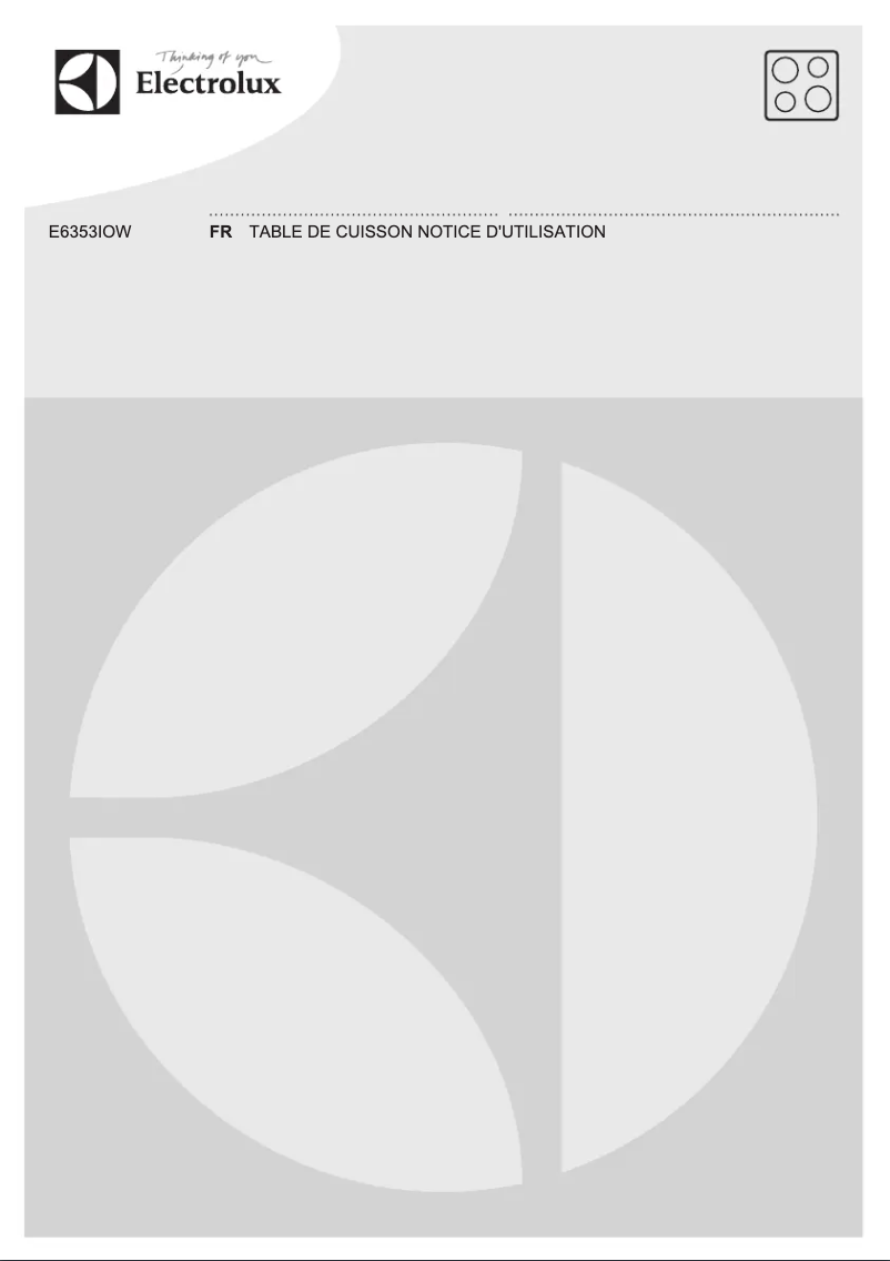 First page image of the manual for E6353IOW