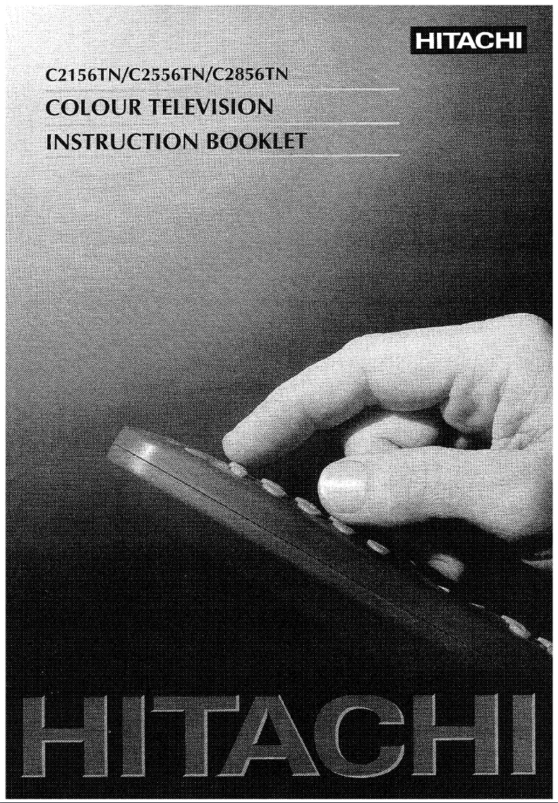 Page 1 of the manual User Manual Hitachi C2556TN