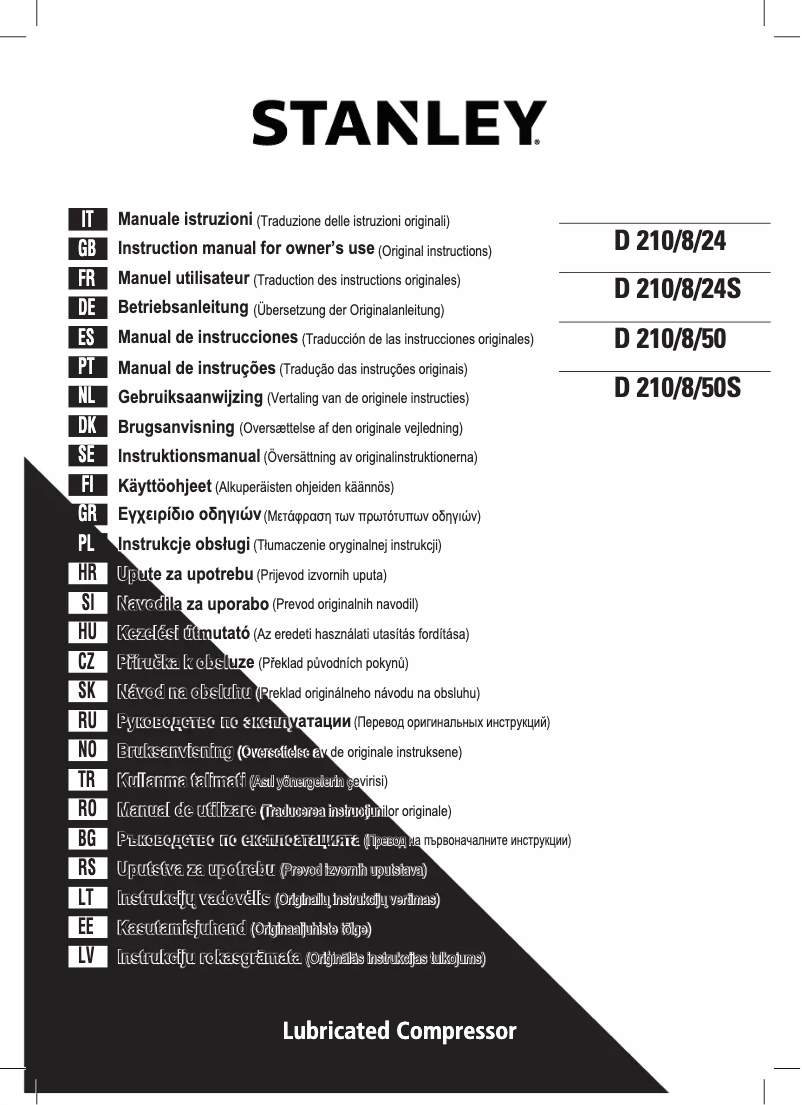 First page image of the manual for B 400/10/100