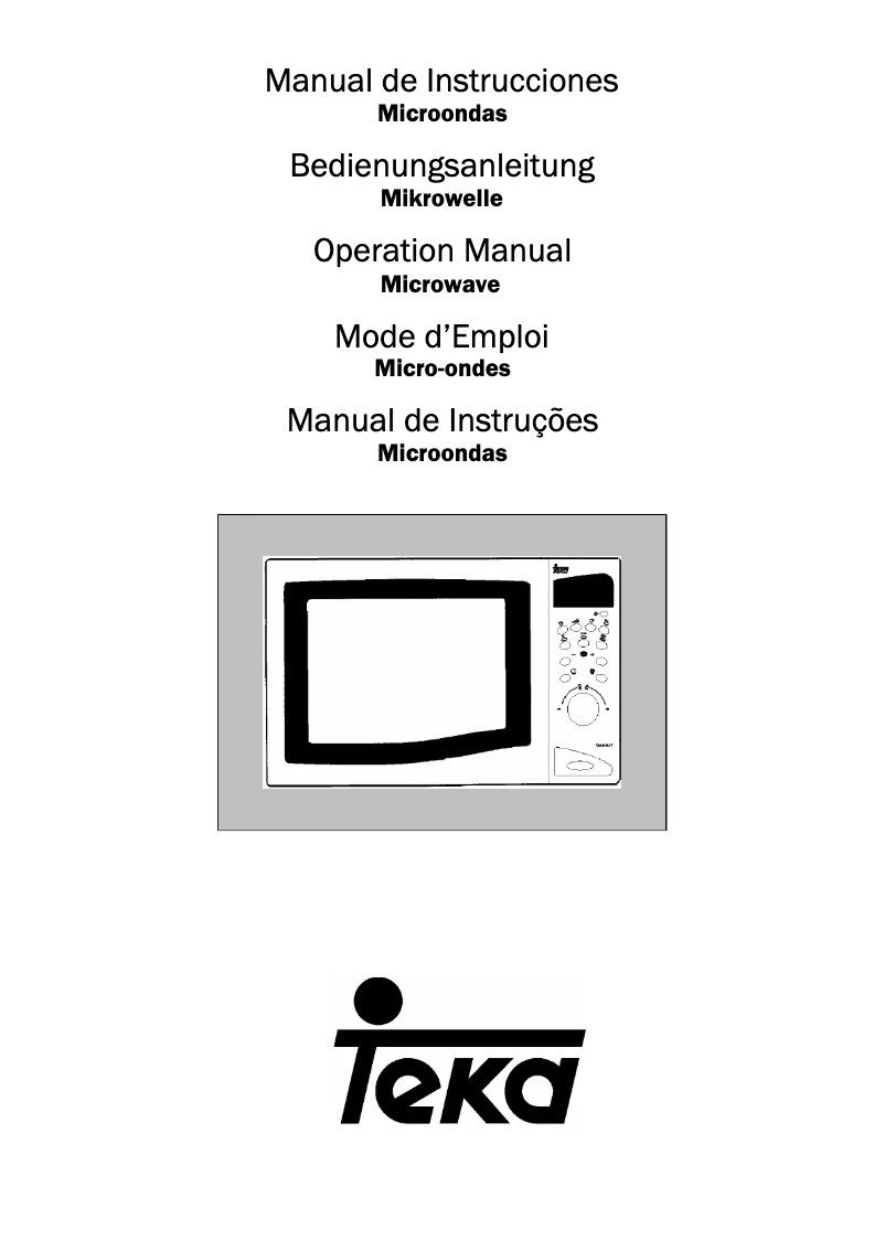 First page image of the manual for TMW 20 IT