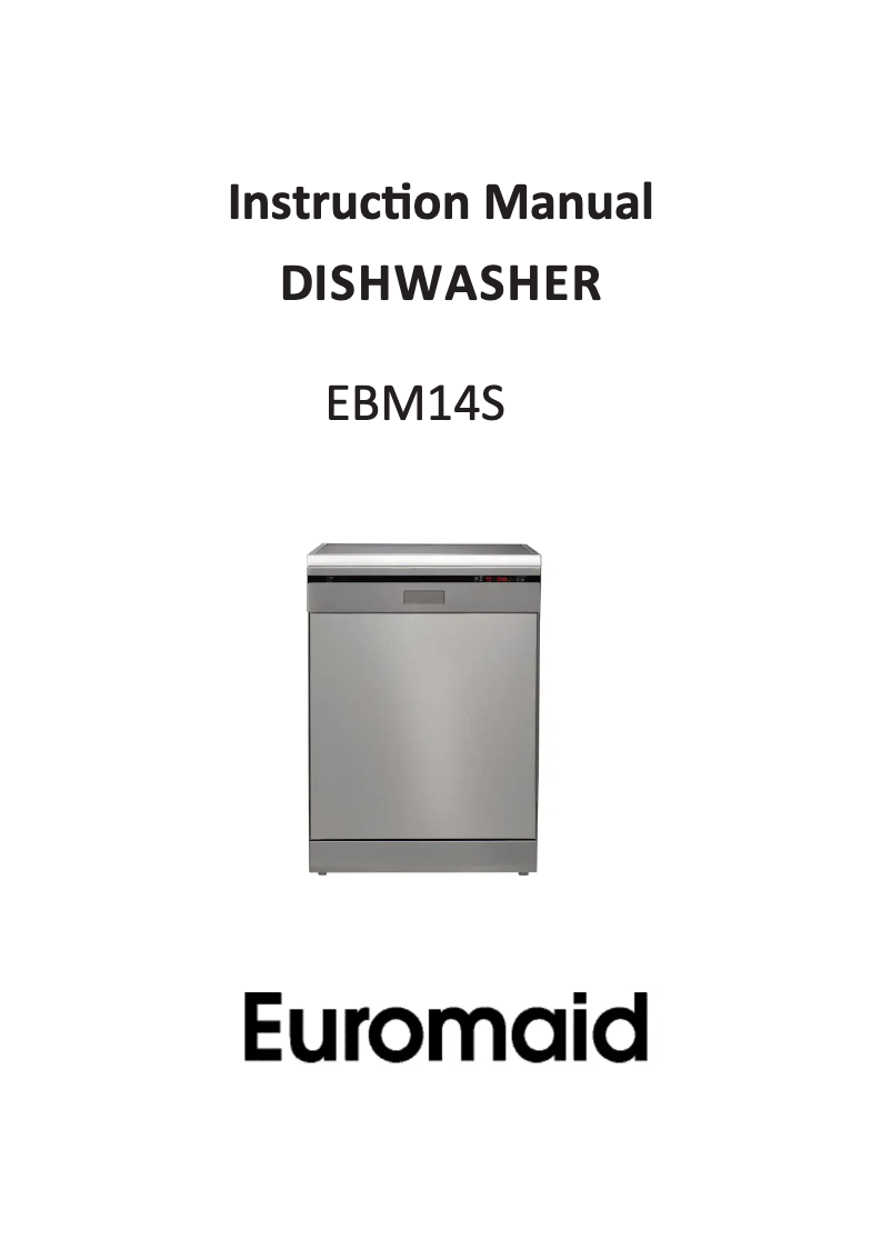 Page 1 of the manual User Manual Euromaid EBM14S