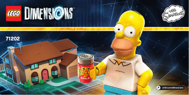 First page image of the manual for The Simpsons Level Pack 71202