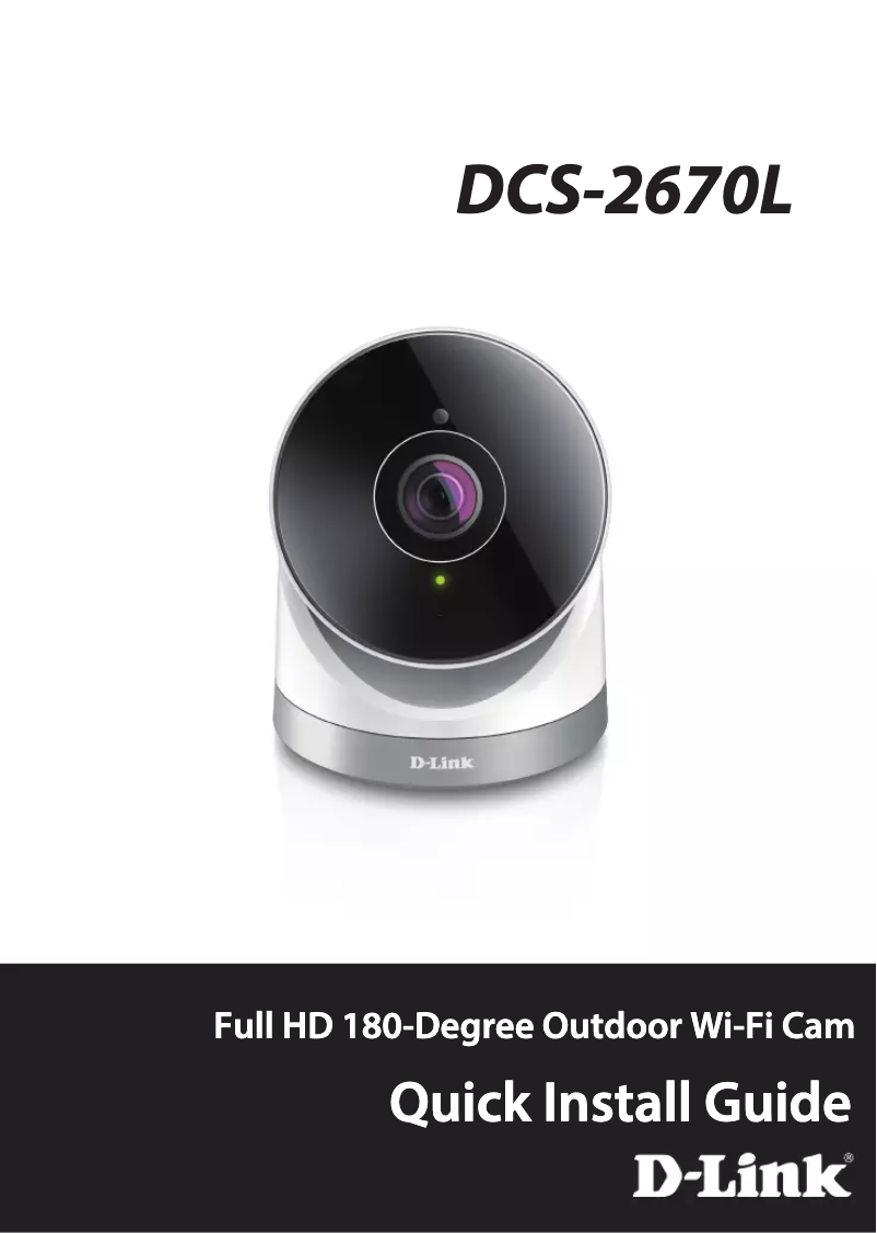 Page 1 of the manual User Manual D-Link DCS-2670L