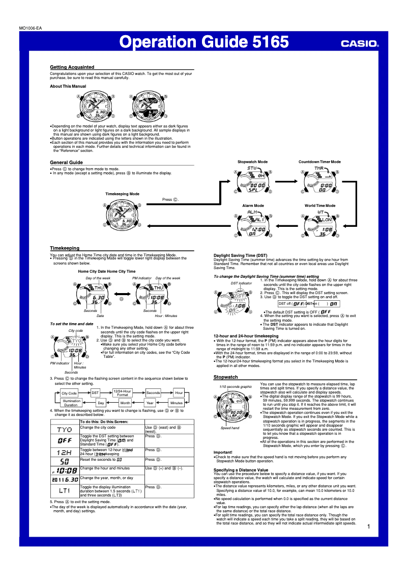 First page image of the manual for EFA-131PB-1AVEF