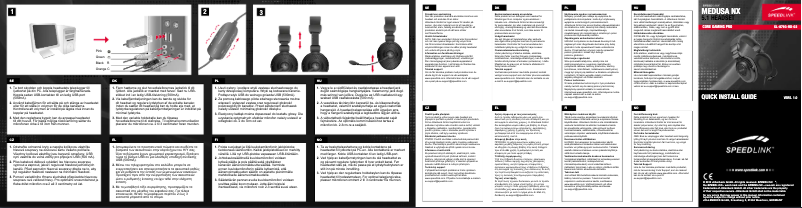 Page 1 of the manual User Manual Speed-Link Medusa NX SL-8793