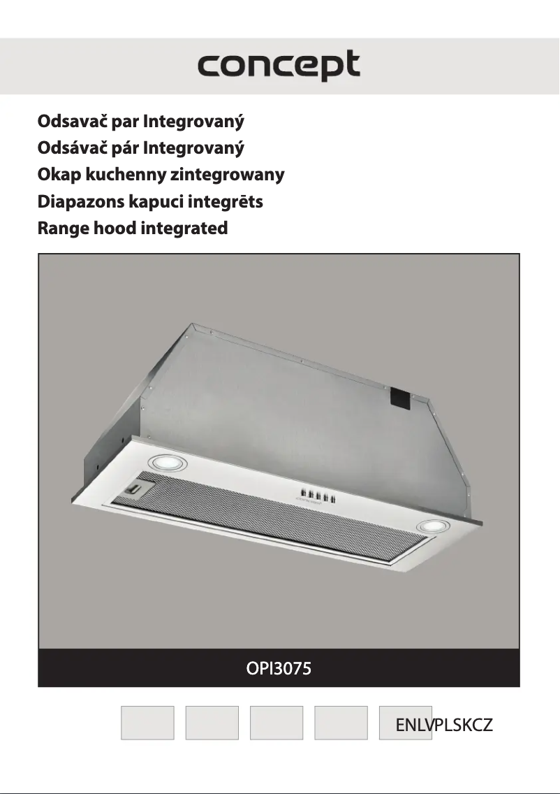 Page 1 of the manual User Manual Concept OPI3075