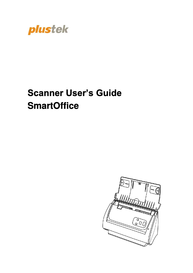 Page 1 de la notice Manuel utilisateur Plustek SmartOffice PS4080U