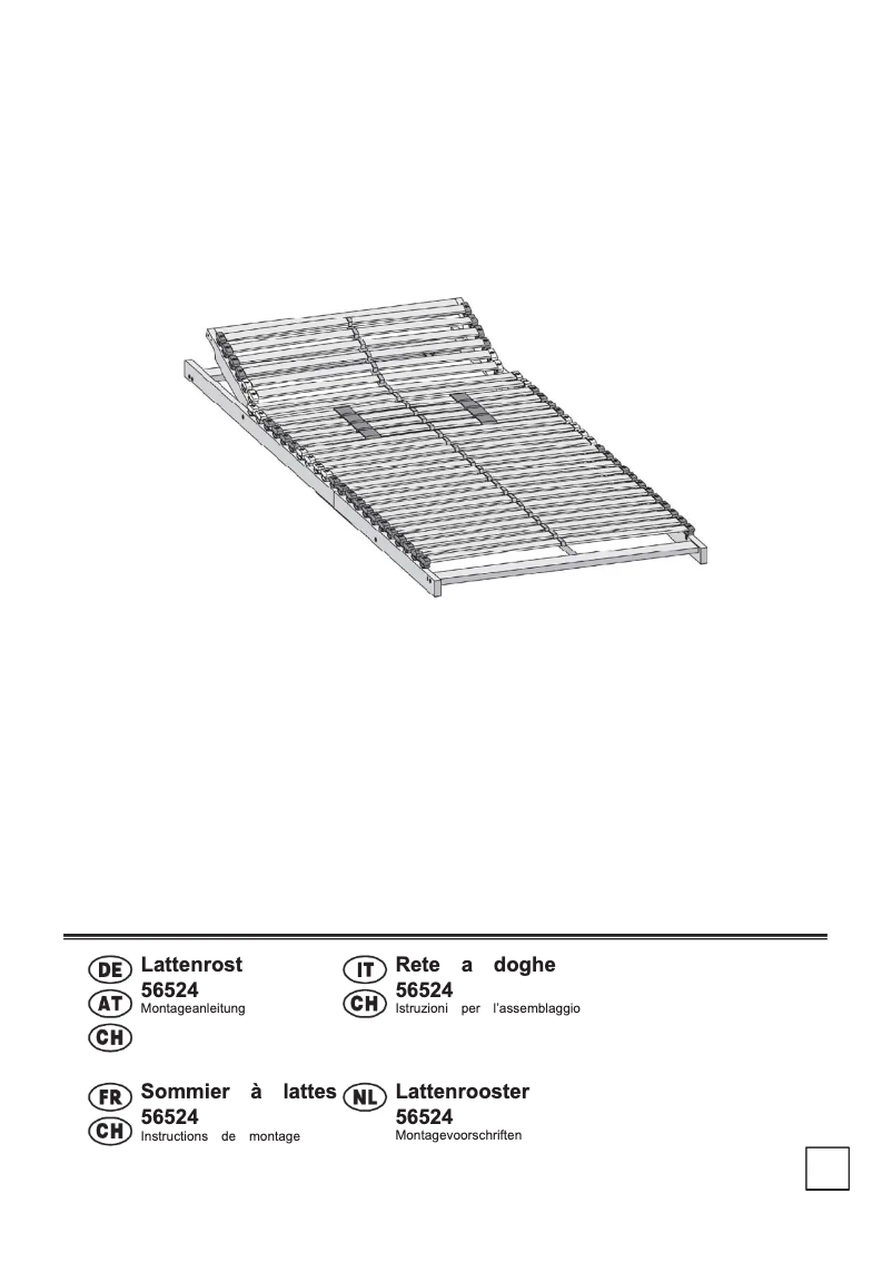 First page image of the manual for IAN 56524