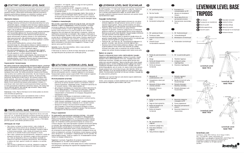 Page 1 of the manual User Manual Levenhuk TR30