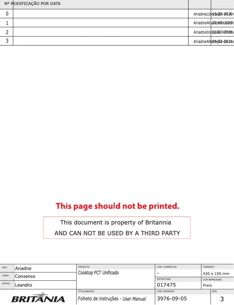 First page image of the manual for PCT11P