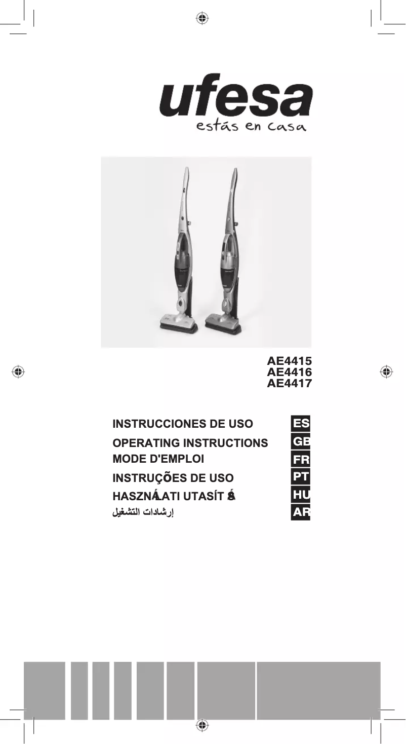 First page image of the manual for AE4415