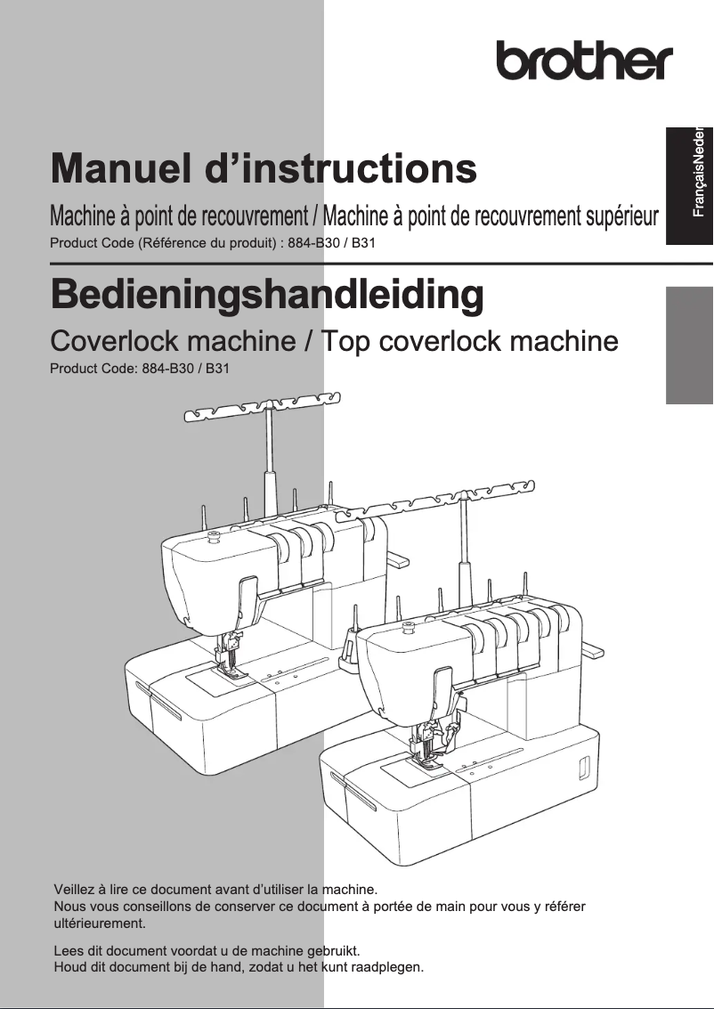 First page image of the manual for Coverlock CV3550