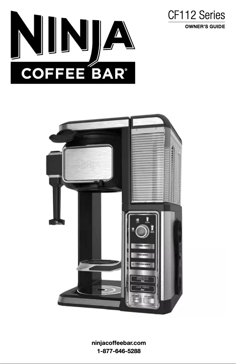 First page image of the manual for Coffee Bar CF112