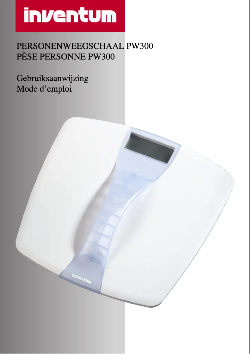 First page image of the manual for PW300