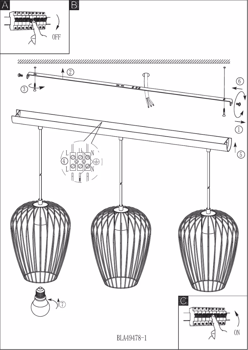 Page 1 of the manual User Manual Eglo Newtown
